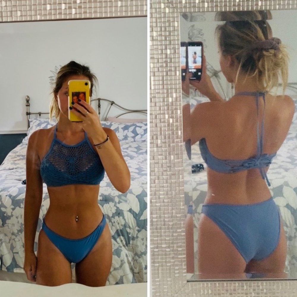 Ika-Kul crochet top bikini NWOT